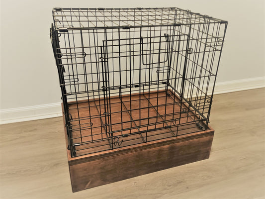 Raised Dog Crate Base - dogcratetopper.com