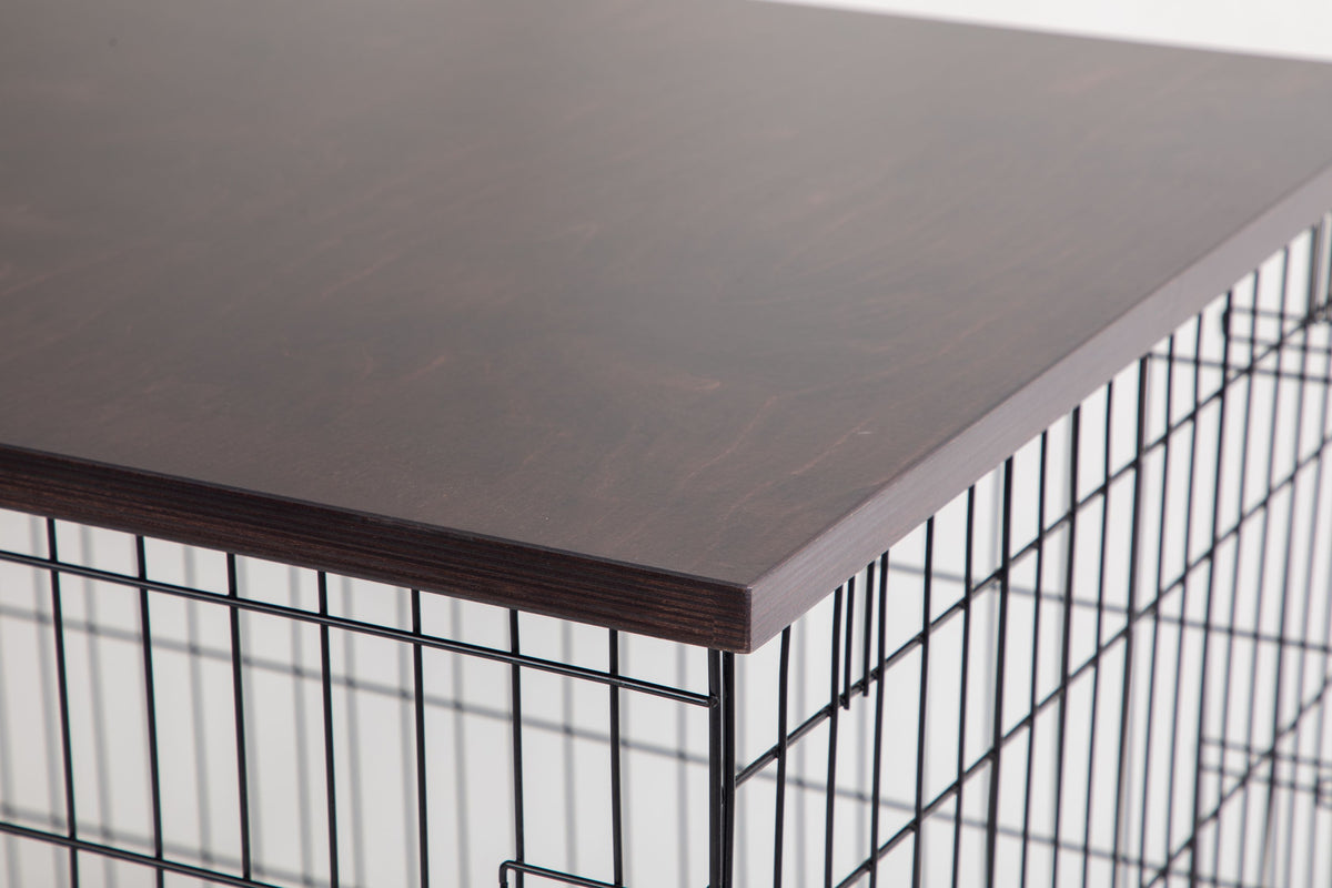 Short Modern Edge | Custom Fit and Finish | DogCrateTopper