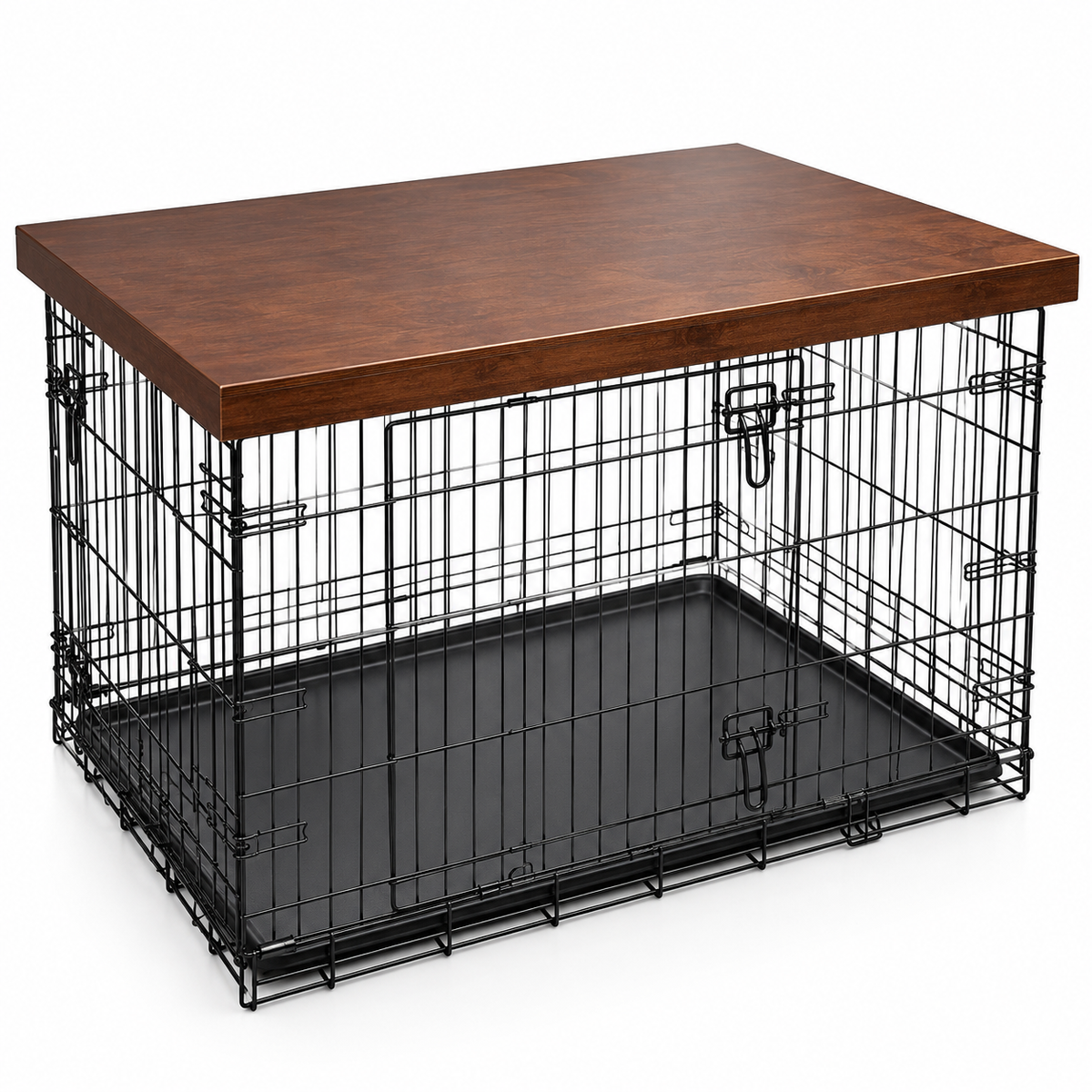 Tall Modern Edge | Custom Fit and Finish | DogCrateTopper