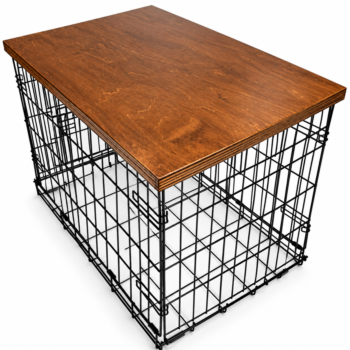 Short Modern Edge | Custom Fit and Finish | DogCrateTopper