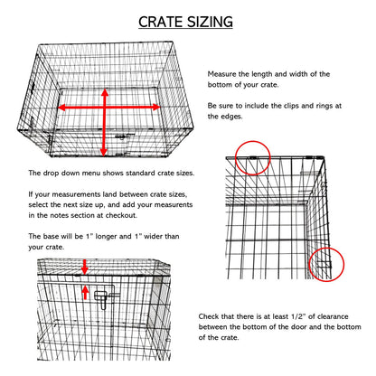 Raised Dog Crate Base | Stylish Wood Dog Crate Base - Secure Fit, Pet - Safe Finish - dogcratetopper.com