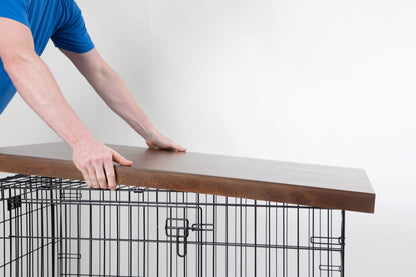 Tall Modern Edge | Dog Crate Topper - dogcratetopper.com